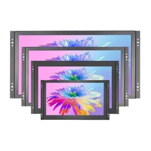 Open Frame 13.3 15.6 18.5 21.5 23.8 Inch VESA Metal Monitor Wall Mounted Industrial Touchscreen LCD Display HD VGA Interface