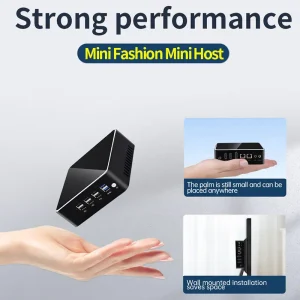 Openciaw AI PC I5 4200U Desktop Computer 8*USB MSATA SSD HD+VGA Dual Display Fan Cooling Small Computer