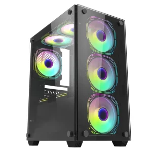 PC Gaming Casing Cabinet Desktop ATX Tower CPU Gamers De Custom Hardware Computer Cases Towers