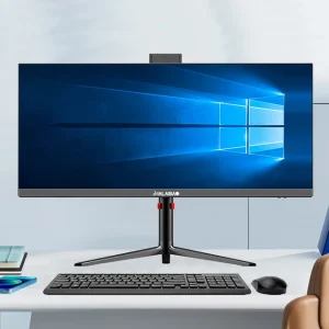 PC Office 30 Inch 2K Screen Business Office Gaming Computer Desktop All In One PC with Mouse and Keyboard