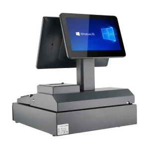 POS Windows 7 10 Ultra Slim Cash Register 15.6Inch Touch Screen Cashier Till Machine Android Windows Desktop POS System