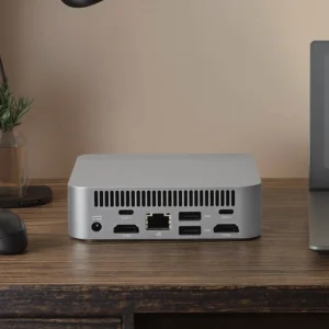 Partaker Mini PC With 11th Gen I7 1185G7 Win 11 DDR4 RAM M.2 2280 2242 SSD 2 HD Type C Fanless Intel Chipset Computer Gaming Use