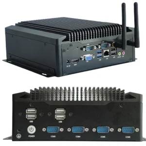Pc MINI Intel I5-1235U I7-1255U DDR4 2*LAN 6*COM 6*USB HDMI VGA Fanless Computer Embedded Industrial Desktop PC