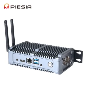 Piesia AI Smart Robot Dog Computer Core Ultra 7 155H N100 N300 DDR5 1LAN 2COM Edge Computing Embedded Fanless Industrial Mini PC