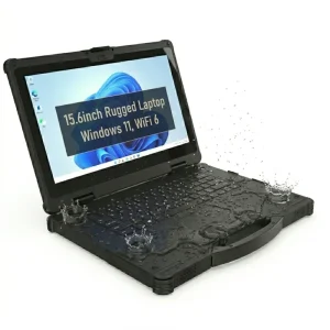 Portable 15.6-Inch Industrial Rugged Laptop Notebook Computer PC 5G Intel I5 i7 Win10 11 NFC 700 Nits with Serial Port