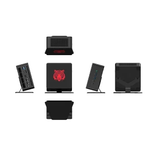 Portable Barebone Computer Mini PCs High Performance AMD Octa Core CPU UHD Graphics DDR5 SSD Gaming Office Mini Host