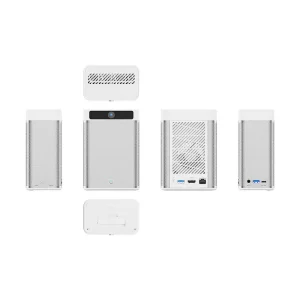 Portable Gamer Mini PCs Barebone AMD Six-Core DDR4 SSD Business Office Gaming Small Box Computer Host Case Mini PC