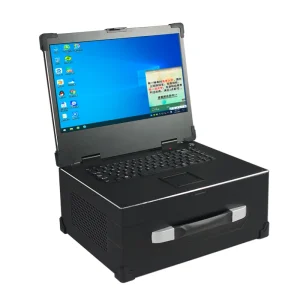 Portable Industrial Computer Case Full Height 7 PCIE Slot Panel PC Server Case LCD Display Keyboard 7 Full Height PCIE Slot