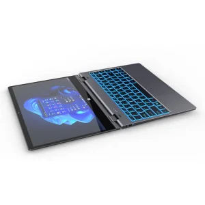 Portable Mini Laptop N100 Cpu 3.40 Ghz 10 Point Touch Screen 360 Degree Foldable Backlit Keyboard 2 in 1 Laptop