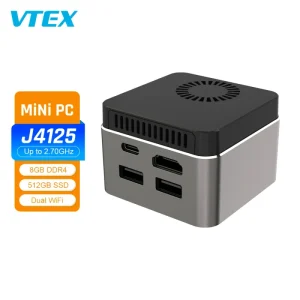 Portable Mini PCs Win 11 Mini Computers Home Office Business Gaming Super Small Fanless Desktop
