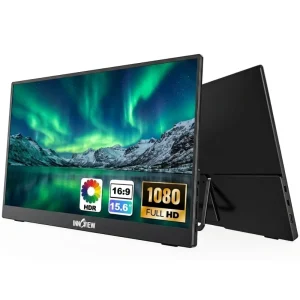 Portable Monitor Full HD 1080P 60Hz With HDMI Type C for Desktop Laptop Mac Smartphone Business Use