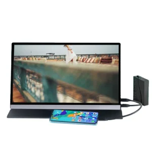 Portable Monitor Touch Screen 15.6 Inch FHD 1920×1080 Travel Gaming Display Screen for Laptop Phone Switch PS4 PS5 MacBook