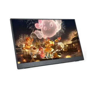 Portable Monitor for Laptop 15.6 Inch FHD 1080P IPS Screen with Stand Adjustable Travel Gaming Monitor