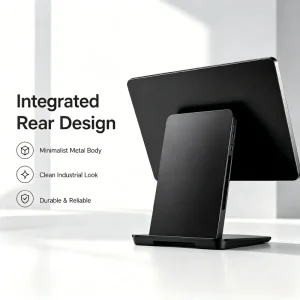 Pos Hardware 15.6 Inch All In One Pos Ultra Thin Metal Base Windows Android Pos System Touch Screen Canteen Pospoint Of Sale