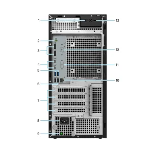 Precision T3680 Workstation Computer PC with I9-14900K 64G 512GB+4T RTX4060Ti-8G