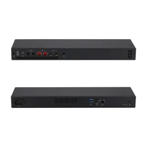 Q10900S6 1U Rack Barebone Server Mini PC Alder Lake N Twin Lake N Dual 10GbE + Dual 2.5GbE Industrial Firewall PC