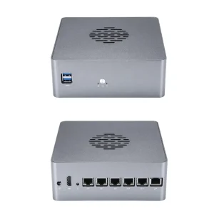Q625G6 Desktop Mini PC Pentium G4560 6 Gigabit Nic Fanless Mini PC Firewall Router Mini Computer