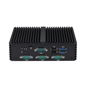 Qotom 4 RS232 6 USB High Temperature Resistance Fanless Mini Industrial PCs 10th Gen CPU Core I3 10110U
