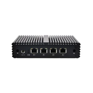 Qotom Low Power Quad Core J1900 CPU 4 LAN X86 Barebone Ubuntu PfSense CentOS Fanless Firewall Mini PC