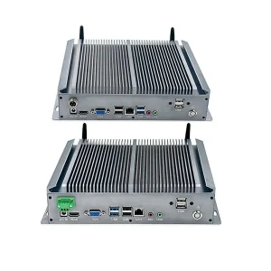 Quad Core I3 i5 DDR3 SSD Intel HD Graphics Mini PC RS485 RS232 LTE Embedded Fanless Industrial Computer Windows 10