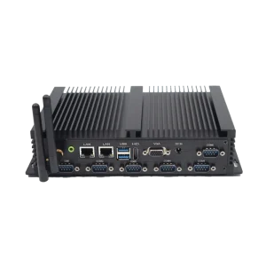 Quad core Industrial Fanless Mini PC J4125 Win7 Win10 6*RS232 RS485