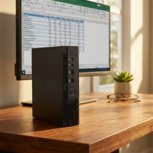 Quiet Small Form Factor Desktop Intel I5-8500 8th Gen H110 16GB DDR4 256GB SSD Win11 Pro 4K HDMI Fanless Mini PC for Office