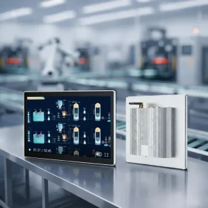 RCOMPT 13.3 Inch IP68 Waterproof Industrial Embedded Computer All In One Panel PC 10 Point Capacitive Touch Screen