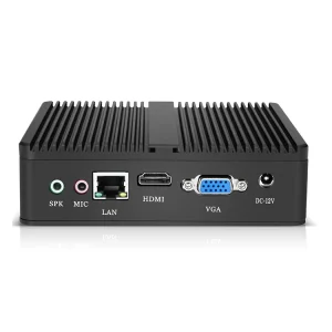 Rugged Fanless X86 Desktop PC Embedded Industrial Mini PC with J1900 Processor 8GB RAM Win7 OS Available in EU and UK Plugs