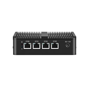 Rugged Mini Pfsense Firewall PC Industrial Intel J1900 Quad Core Dual Display Linux Fanless 4 Lan Portable NUC Computer