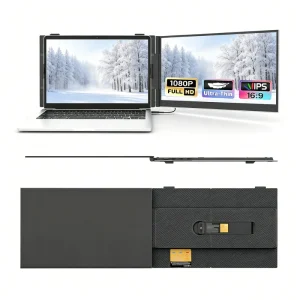 S8 14 Inch Laptop Screen Extender Uniform Color Outdoor Office Notebook Match Dual Screen Monitor