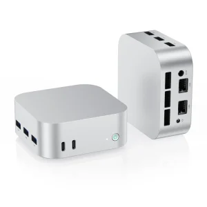 SOAYAN Business Mini Desktop Computer Intel N95 DDR5 Silent Mini PC Win 11 Pro Linux