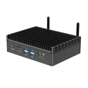 SOYEER 13th Gen Barebone Mini PC 1365U DDR4 32G 512G M.2 2280 NVME PCIE Gen4*4 Dual 2.5G LAN Industrial PC Computer