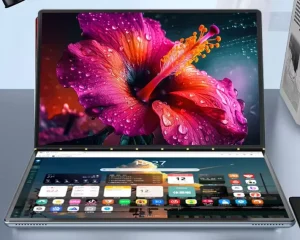 SZBOX DS135 2-in-1 Business Laptop Tablet Dual Screen Win 11 Pro Handheld IPS Panel Alder Lake-N150 16G DDR4 Metal Body