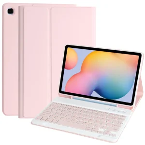 Shockproof Oil Proof Wireless Keyboard Case for Tab S6 Lite 10.4 Inch Built in Pencil Holder