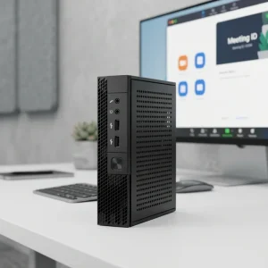 Silent Fanless Mini PC Intel Core I5 8th Gen H110 16GB DDR4 256GB SSD Win11 Pro 4K HDMI Small Form Factor Desktop Office