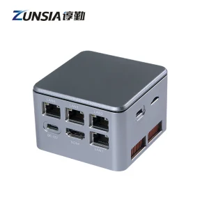 Small 12th Gen Intel Jasper Lake CPU N5105 N6005 Mini Computer Case 16GB DDR4 Win10 Win11 4 LAN 12V Barebone Office Nuc Mini PC