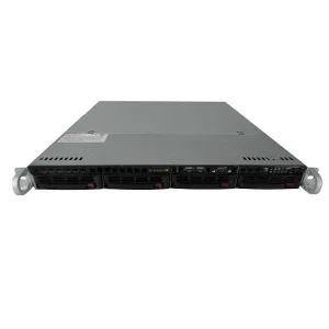 Stock Used Data Center Rack Mountable 1U Supermicro 2 Xeon 8 Cores 256GB ECC RAM 4 1GBE RAIL Server