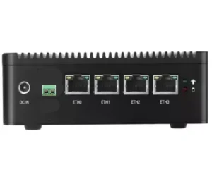 Super Mini Fanless N4000 2-Core PC Embedded Server Appliance 4 LANs 4GB Video Memory Supports SSD Hard Drive Used Stock Mini PCs