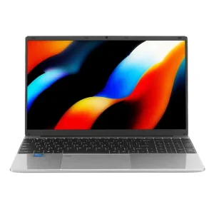 Super Thin 15.6″ Office Laptop with 3.40GHz Intel N95 Barebone English Keyboard Metal Body Notebook