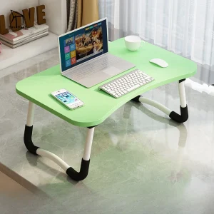 Supplier Foldable Laptop Desk MDF Learning Notebook Holder for Bed With USB