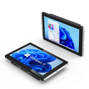 TFT LCD 15 Inch IP65 True Flat All In One PC I5 6th Gen DDR4 WIN Ubuntu Touchscreen Display GPIO COM Industrial Panel PC