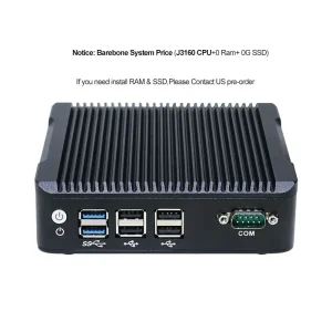 Thin Client Price Embedded Fanless Mini Pc Mini Family Computer With SIM Slot