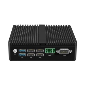 Thin Client Soft Router Industrial Computer 12th Gen N100 J6412 M.2 Nvme Msata RS485 RS232 COM 4*2.5G Lan Firewall Fanless PCS