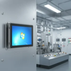 Touch Screen 15 Inch Wall Mount Capacitive Panel Computer Embedded Windows Linux IP65 Industrial PC