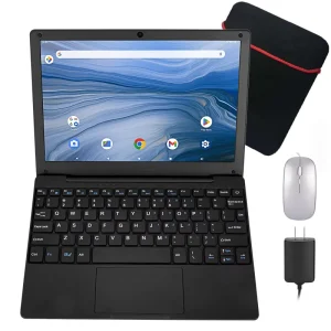 Ultra Thin Android 12 4GB RAM 128GB ROM 5000mA 2 Speakers 10.1-inch Quad-Core Portable Laptop Computer