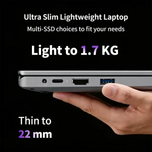Ultra Thin Compact Laptop Intel M3 8100Y CPU SSD IPS Touch Screen FHD for Business