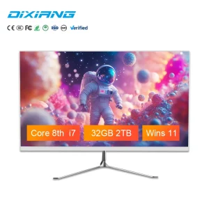 Ultra-thin Narrow Desktop All-in-One Computers 23.8 Inch 8th Intel Core I7 Gaming PC Computer