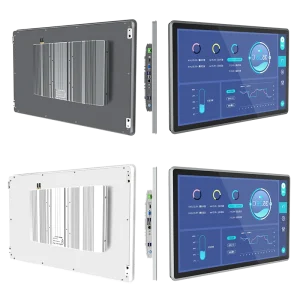 Ultra thin and Touch Screen Dust proof 21.5 inch Fully Embedded Industrial Control All in one Computer