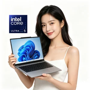 Ultrabook 14 Inch Intel Core Ultra 5-225H AI Processors 16 Core 16G 32G DDR5 RJ45 Portable Metal Business Laptops
