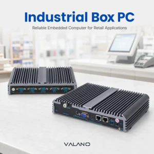VALANO IC06 Industrial Box PC J1900 Fanless Embedded Computer 4GB 8GB RAM 512GB Storage Windows 10 11 Linux OS